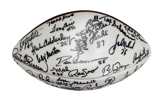 "Dallas Cowboys Greats" Signed Football (38 Signatures including Landry, Dorsett, and Staubach)